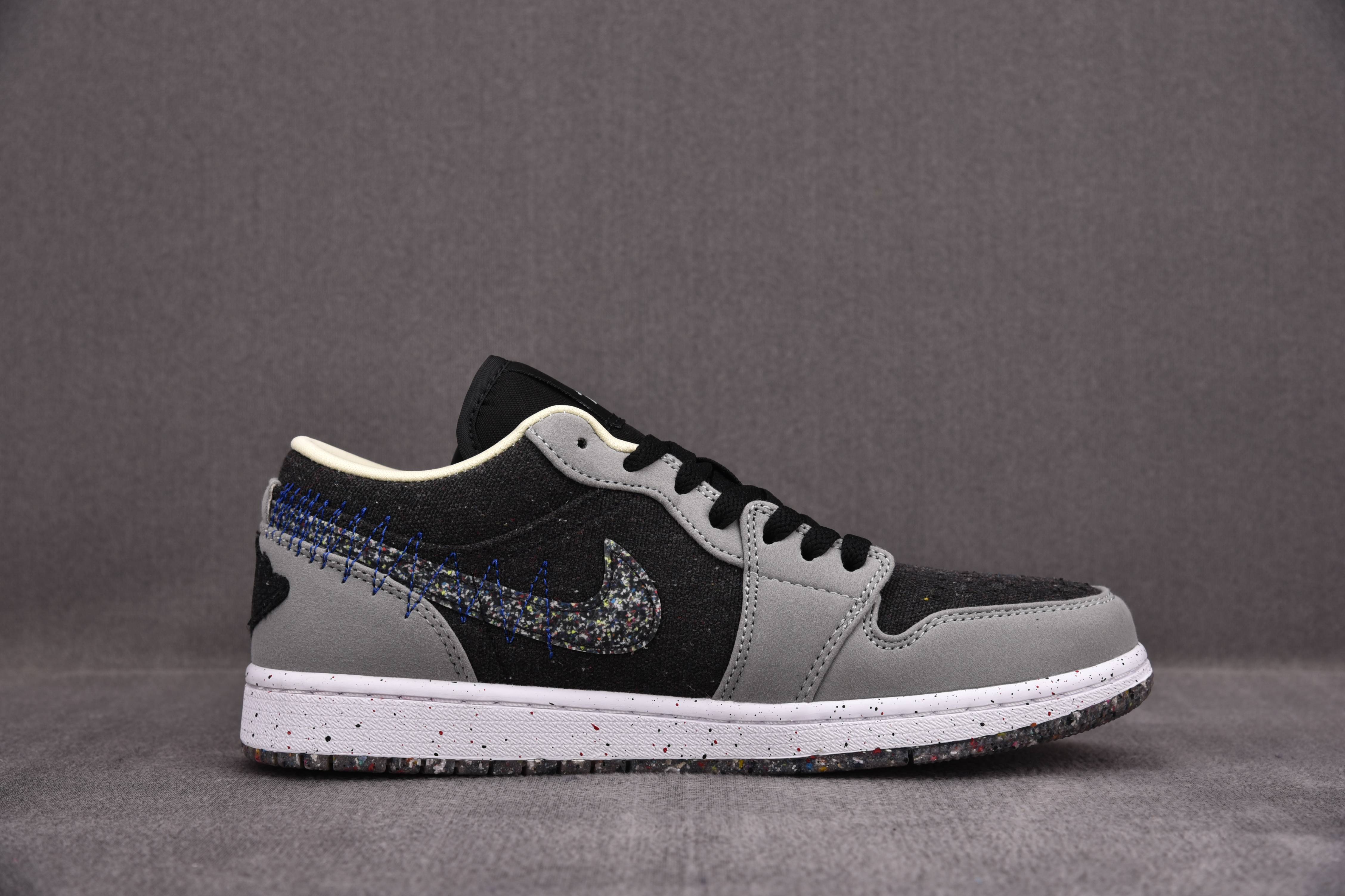 Jordan 1 Low SE Crater Black Grey