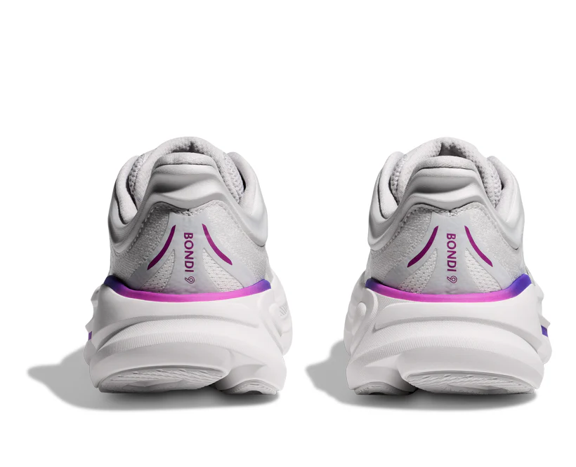 Hoka W BONDI 9 WIDE Cosmic Grey / White