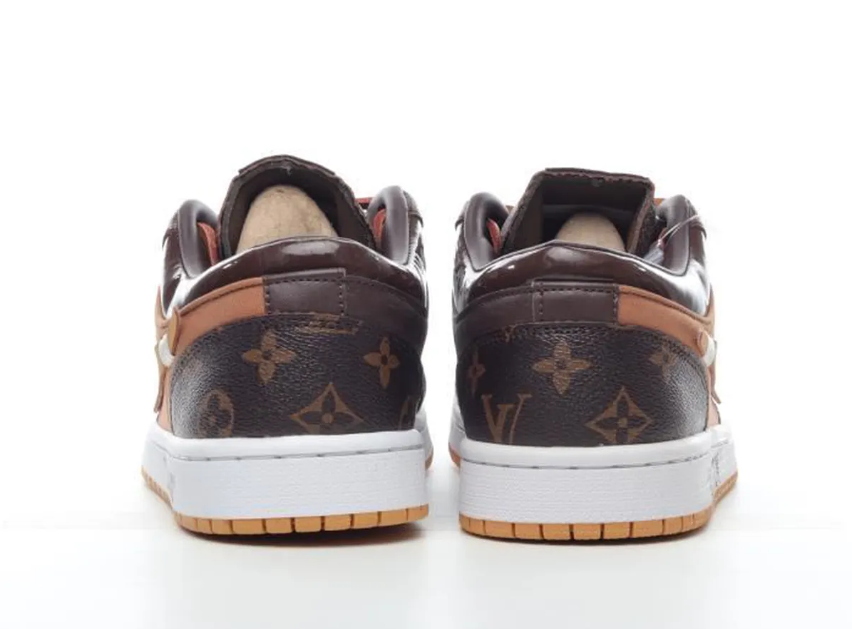 Air Jordan 1 Retro Low x Louis Vuitton (Custom) Sneaker