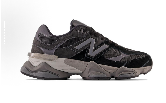 New Balance Unisex 9060 Sneakers -  Men's/Women's Black/Castle Rock