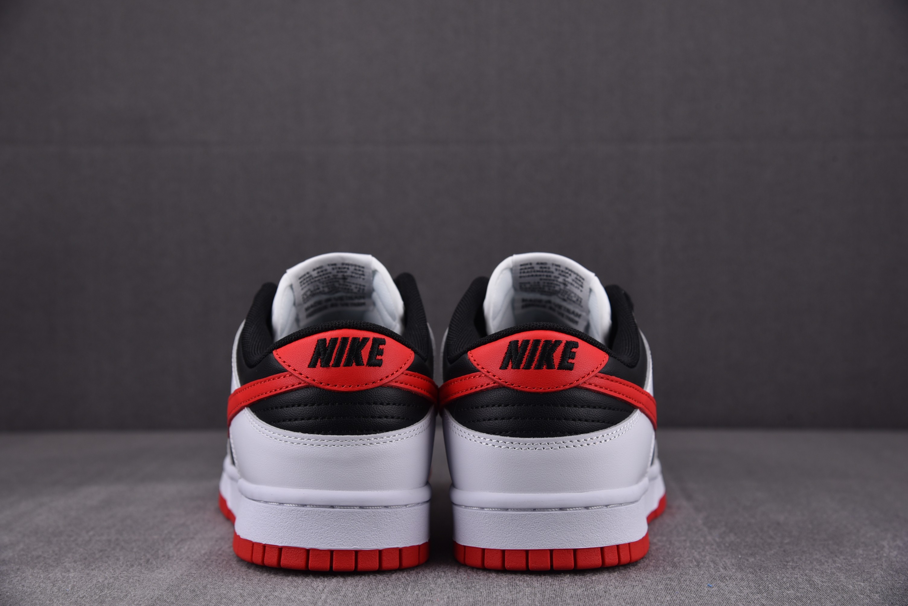 Nike SB Dunk Low White Black Red