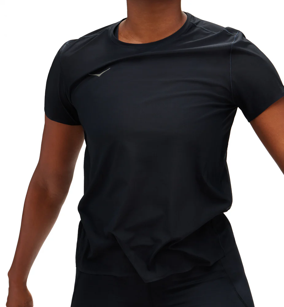 Hoka W AIROLITE RUN SHORT SLEEVE Black