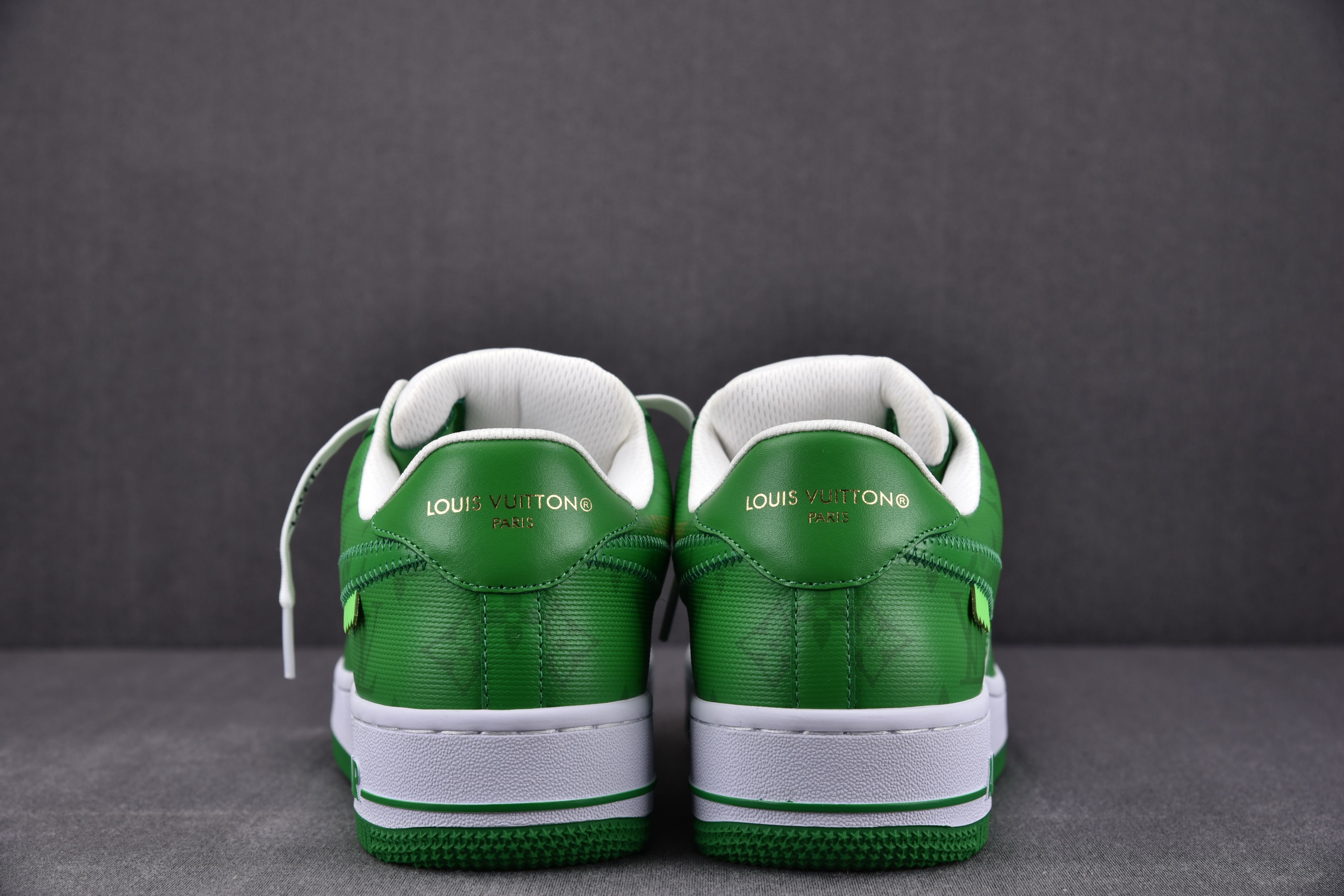 Nike Air Force 1 Low Louis Vuitton Royal White Green (Be careful about the size!!)