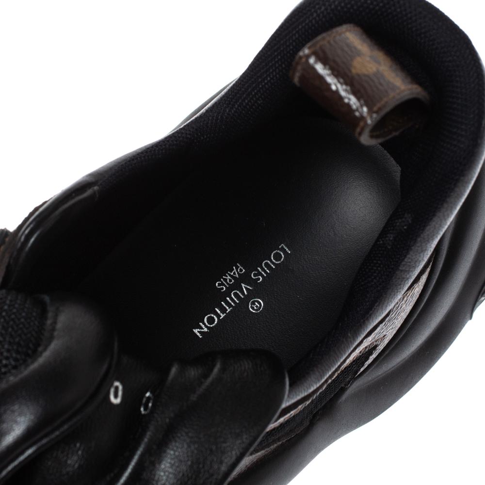 Louis Vuitton Black Monogram Canvas And Mesh LV Archlight Sneakers