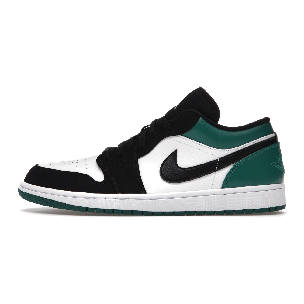 Jordan 1 Low White Black Mystic Green
