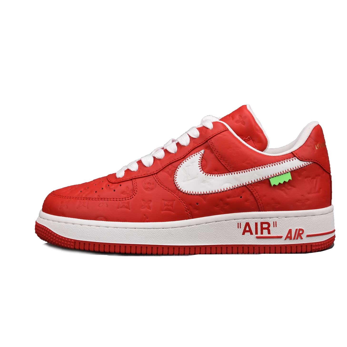 Nike Air Force 1 Low Louis Vuitton University Red (Be careful about the size!!)