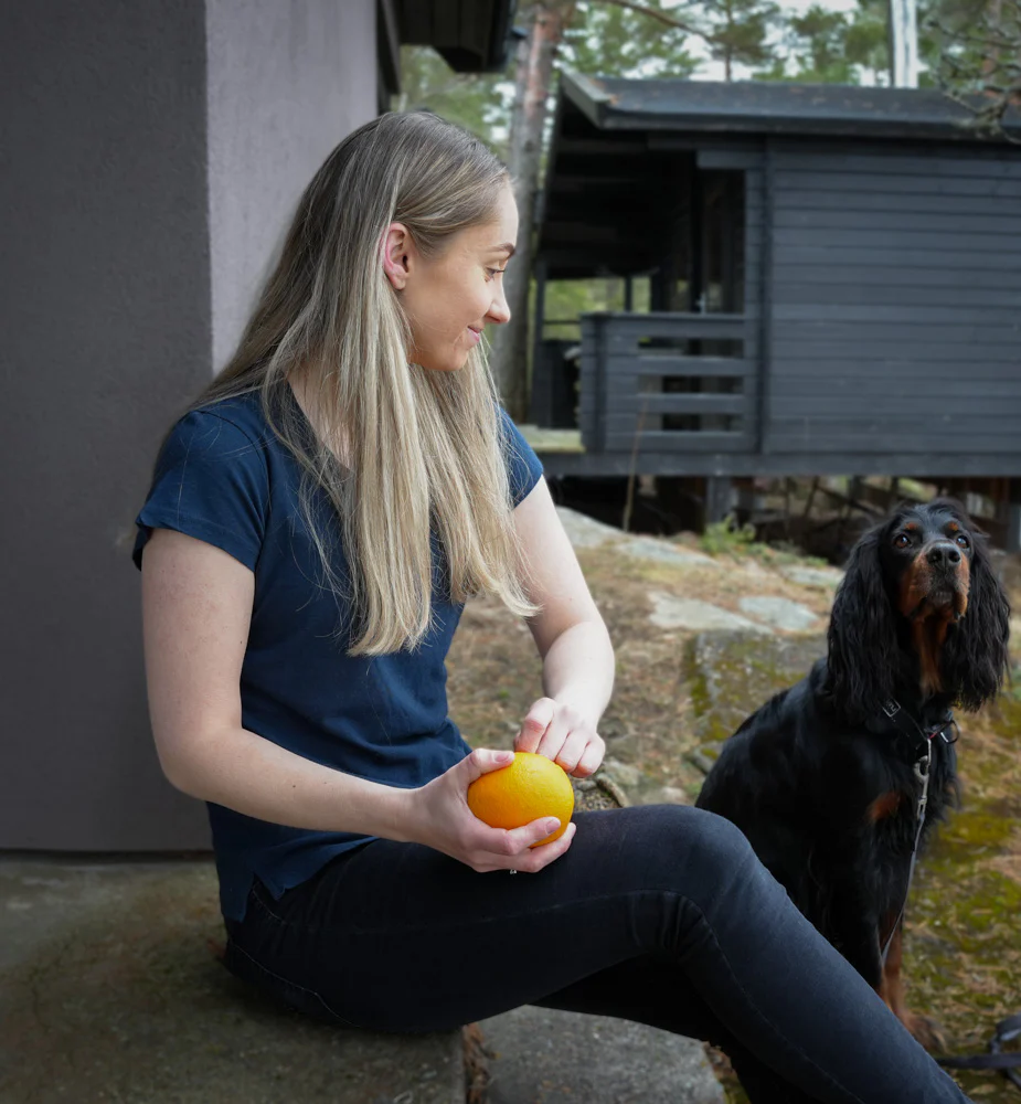 Amundsen Sports Linen Tee Womens Faded Navy