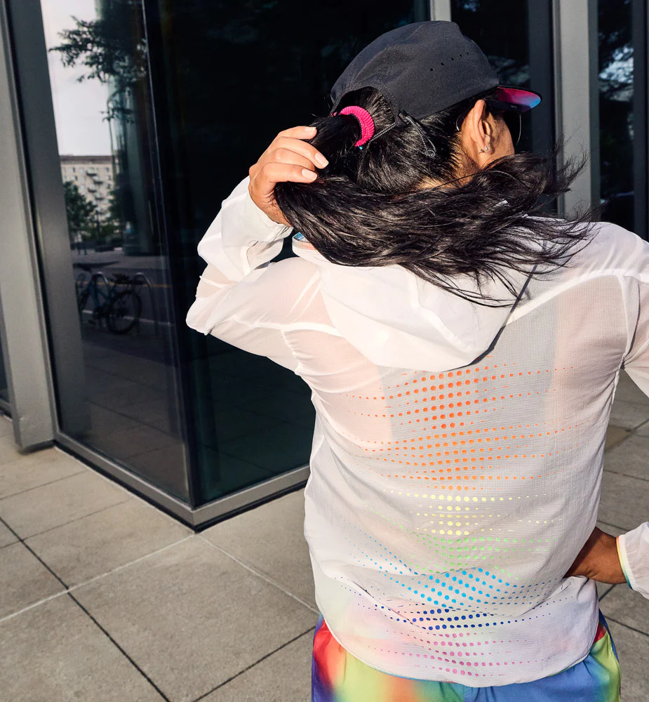 Hoka W Skyflow Jacket White / Multi