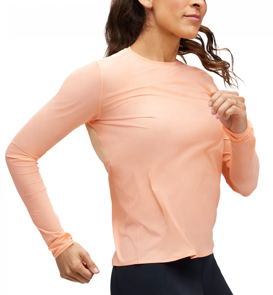 Hoka W AIROLITE RUN LONG SLEEVE Papaya