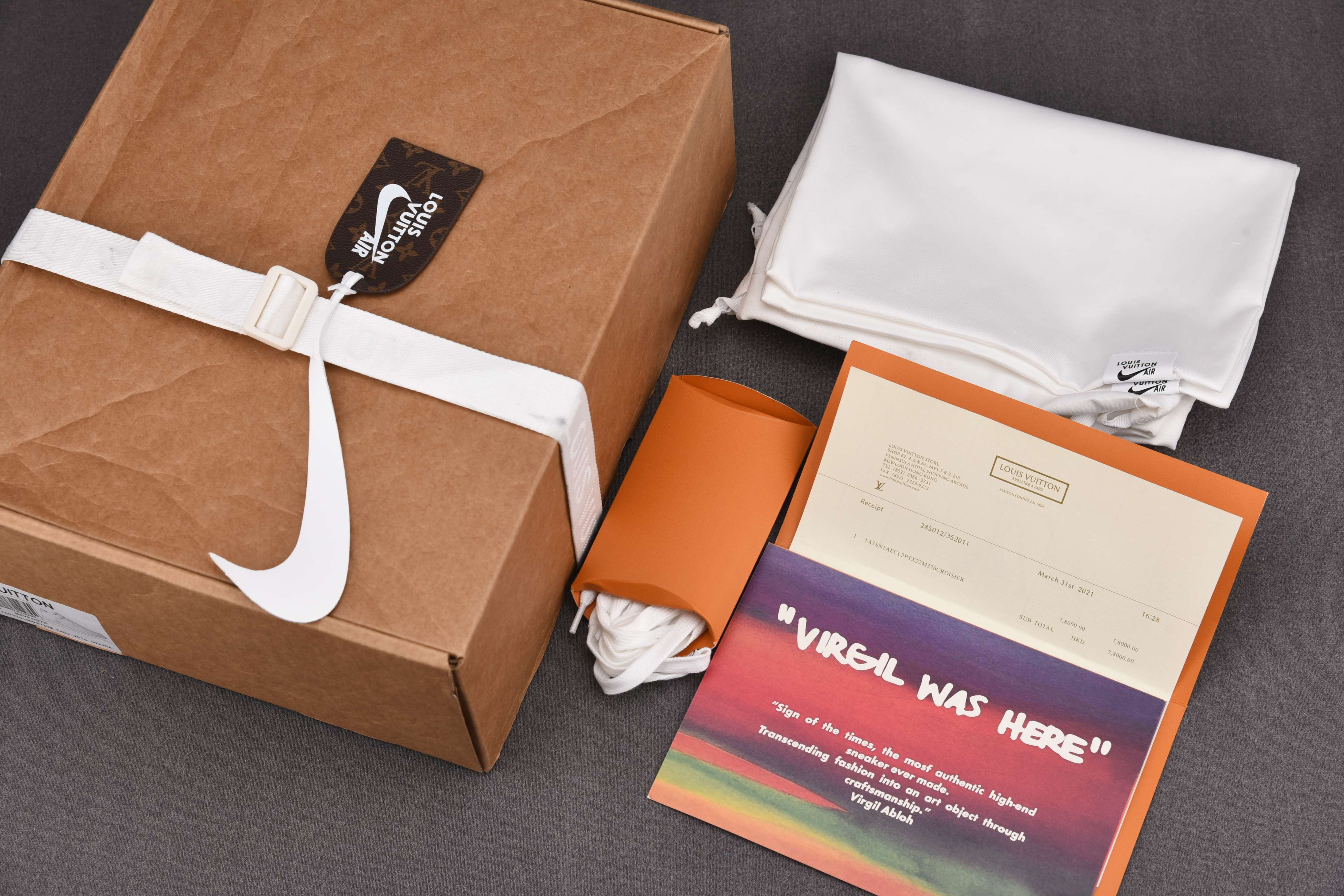 Nike Air Force 1 Low Louis Vuitton Purple White (Be careful about the size!!)