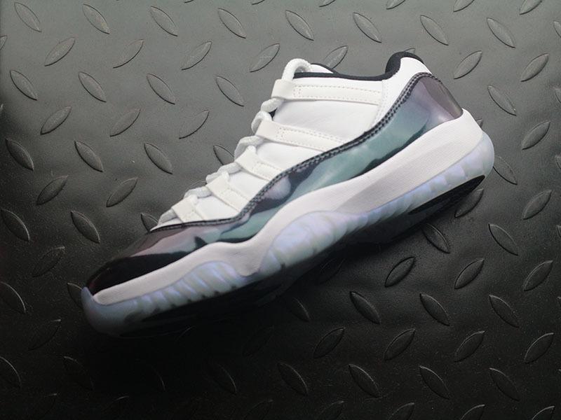 Jordan 11 Retro Low Easter/Emerald