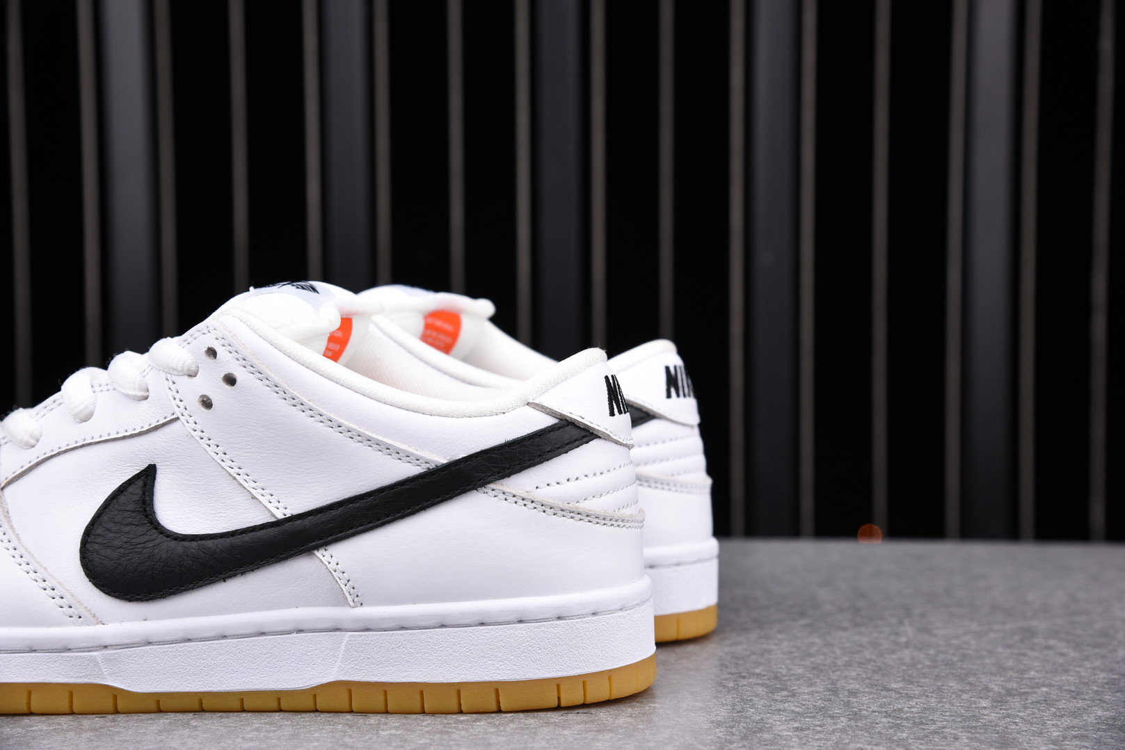 Nike SB Dunk Low Orange Label White Black