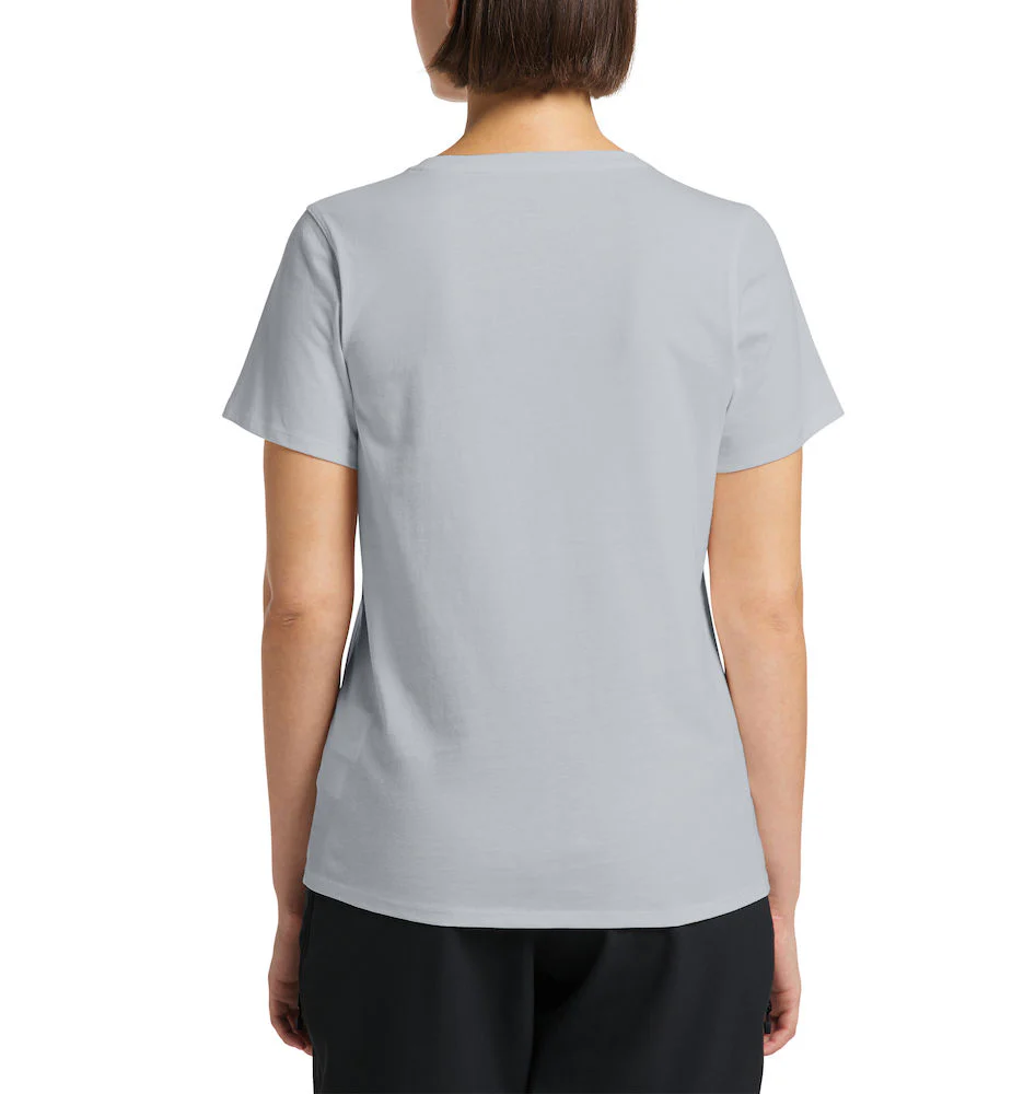 Haglöfs Mirth Tee Women Grey Melange Solid