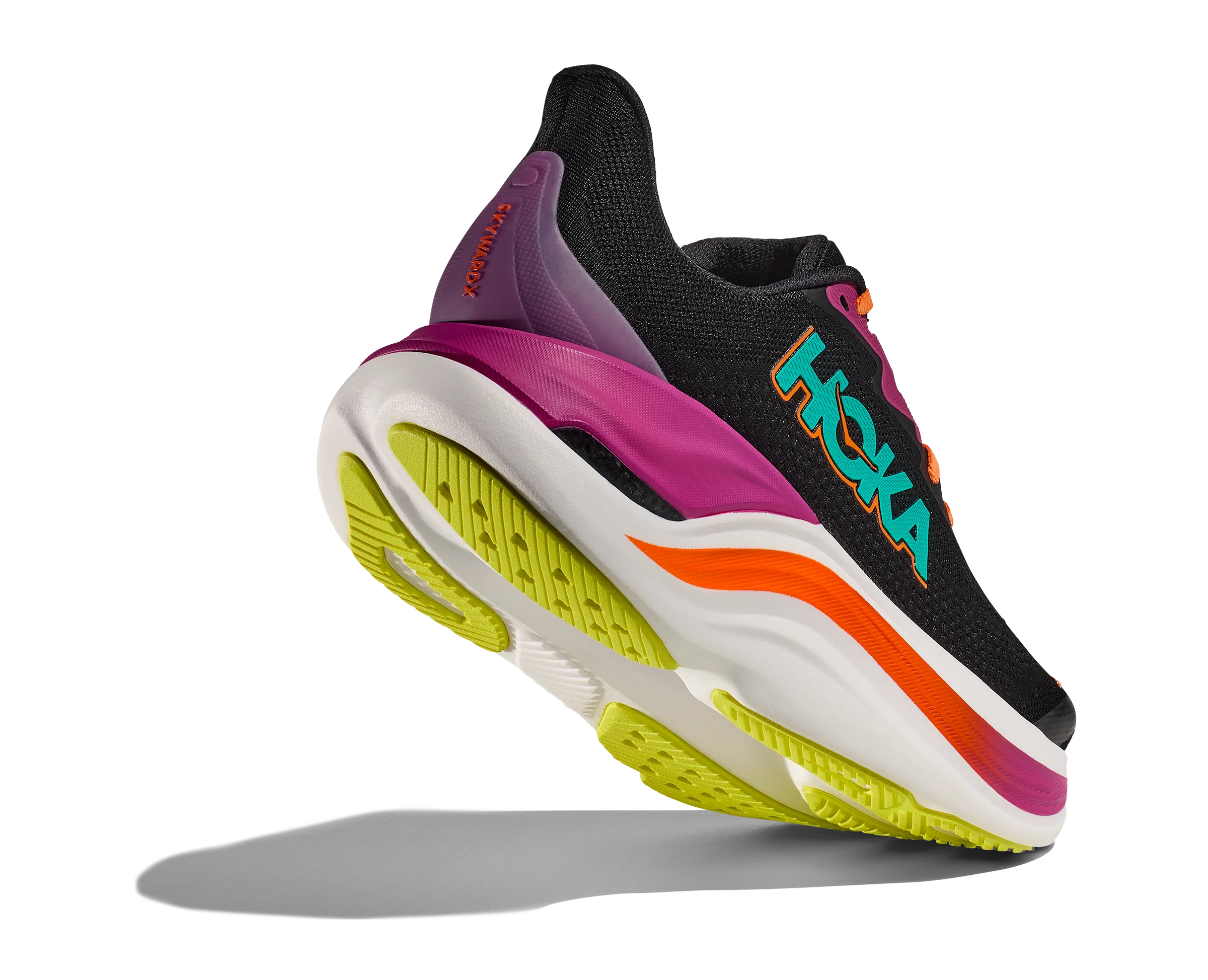 Hoka M SKYWARD X Black / Electric Aqua