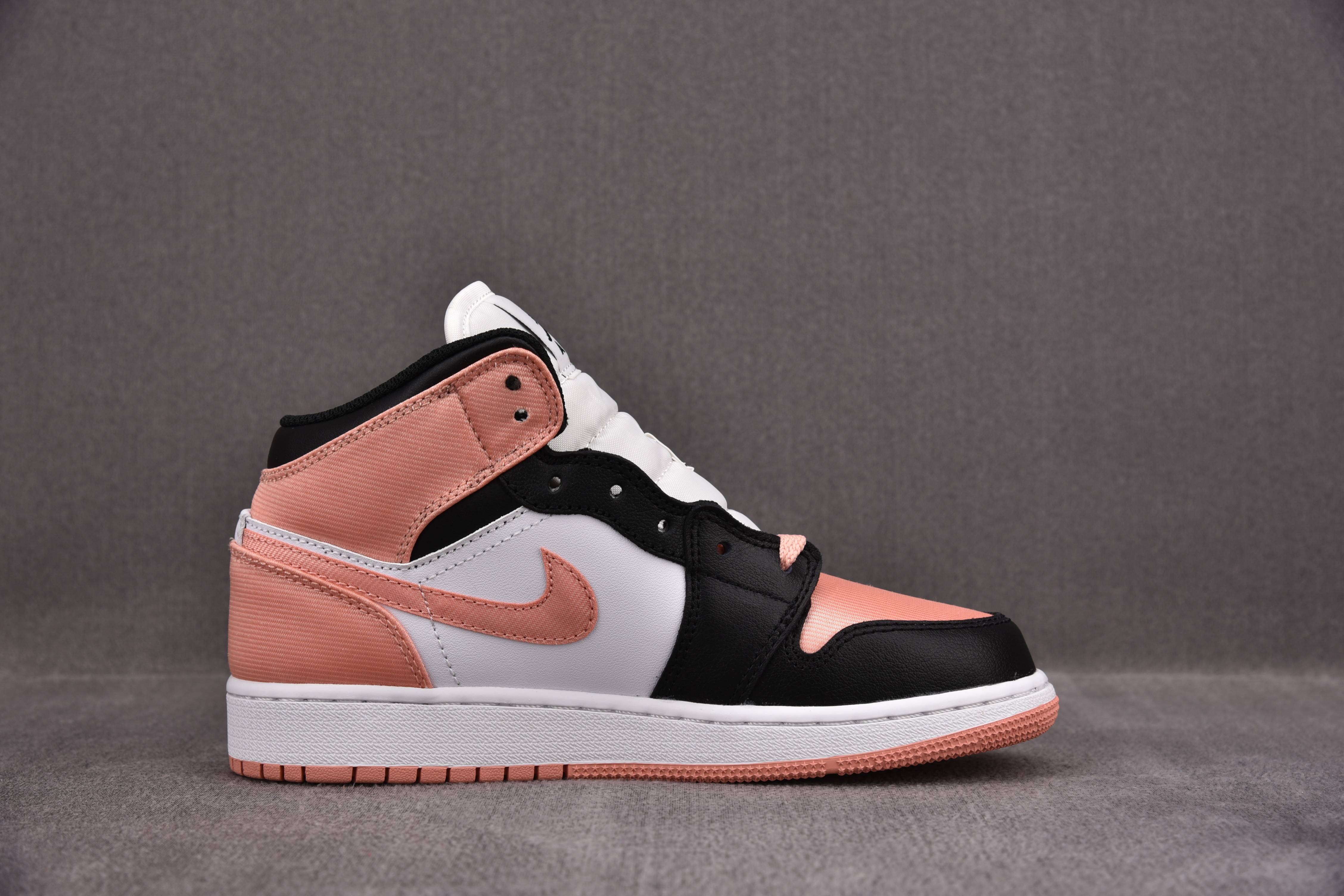 Jordan 1 Mid Light Madder Root (GS)