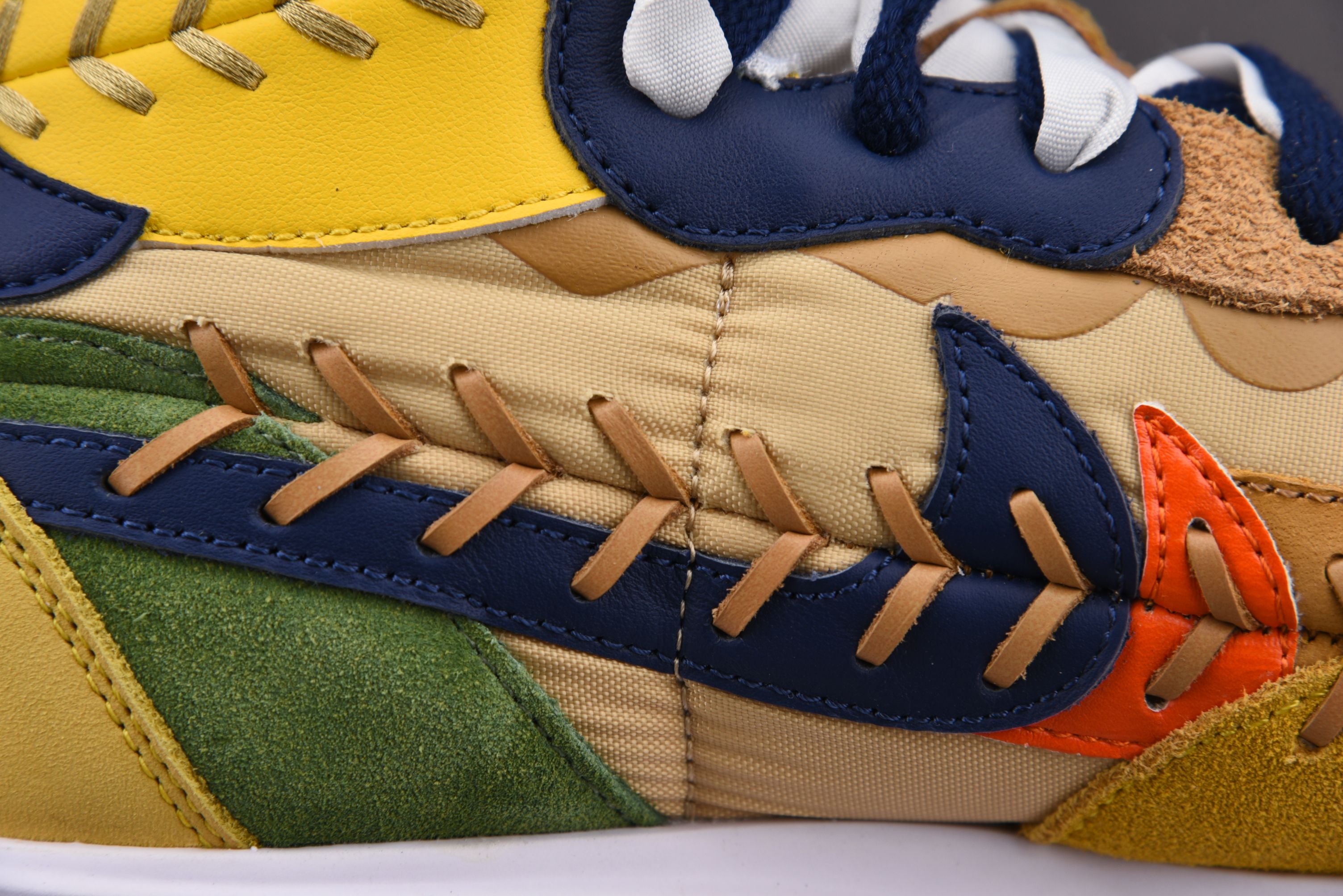 Nike Vaporwaffle sacai Jean Paul Gaultier Sesame Blue