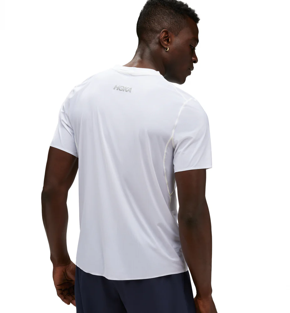 Hoka M AIROLITE RUN SHORT SLEEVE White