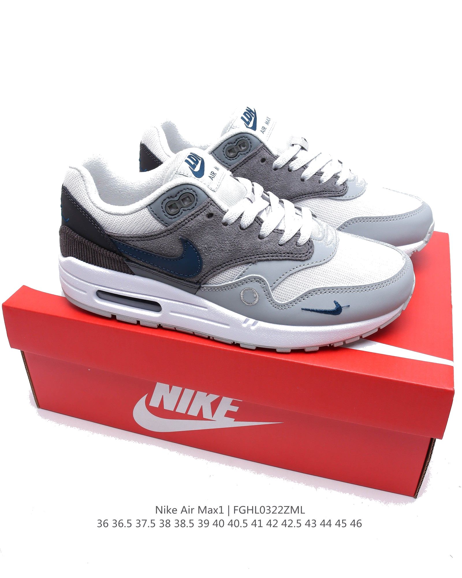 Nike Air Max 1 AH8145-106 Dames & Heren Schoenen-1