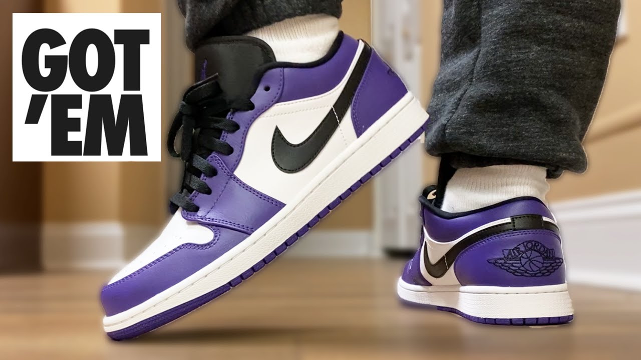 Jordan 1 Retro Low Golf Court Purple