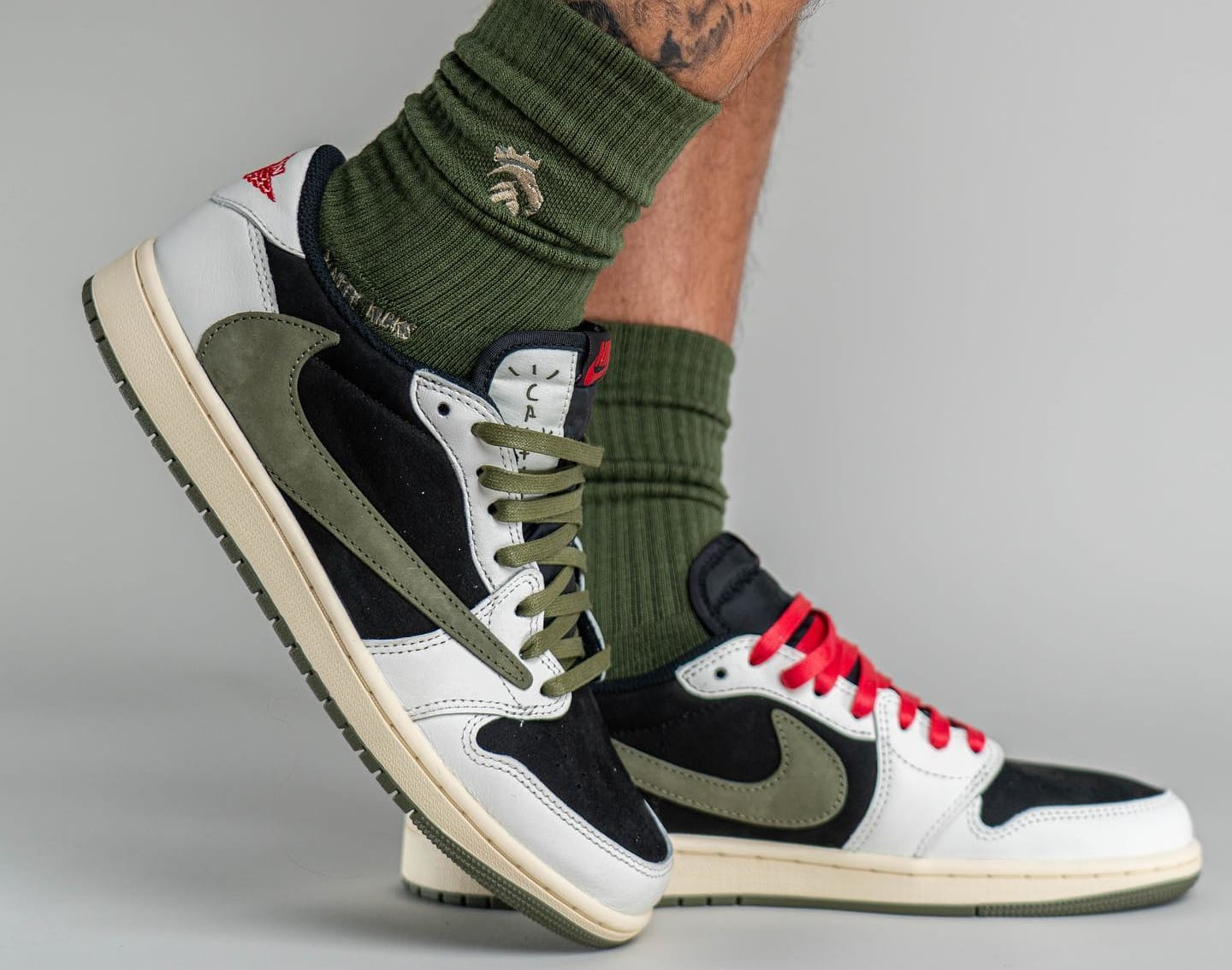 Jordan 1 Retro Low OG SP Travis Scott Olive Dames&Heren
