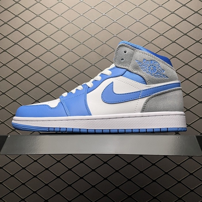 Air Jordan 1 Mid University Blue Grey