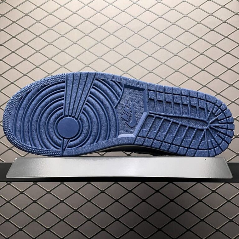 Air Jordan 1 Mid French Blue Gym Red