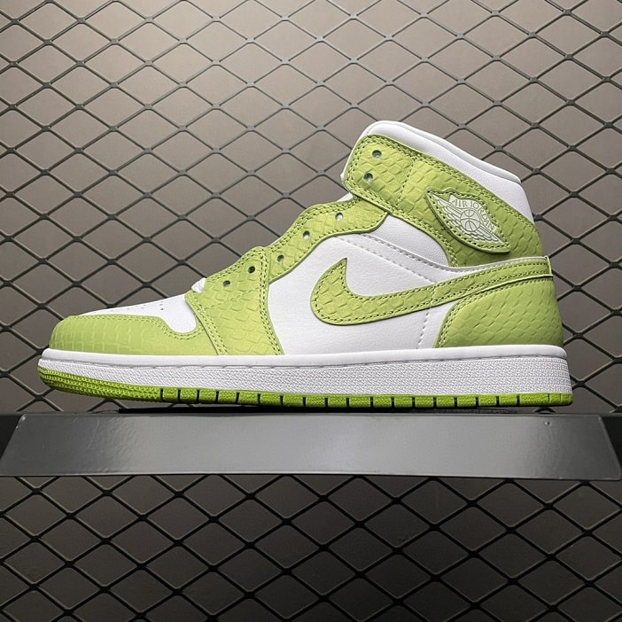Air Jordan 1 Mid Green Python (W)