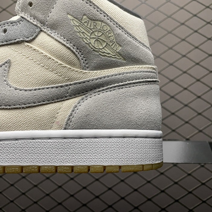 Air Jordan 1 Mid Coconut Milk Particle Grey