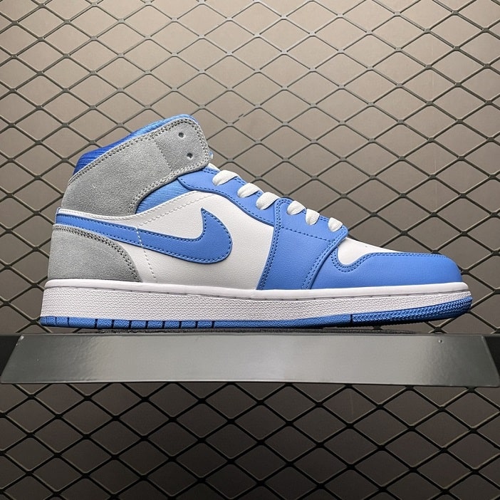 Air Jordan 1 Mid University Blue Grey