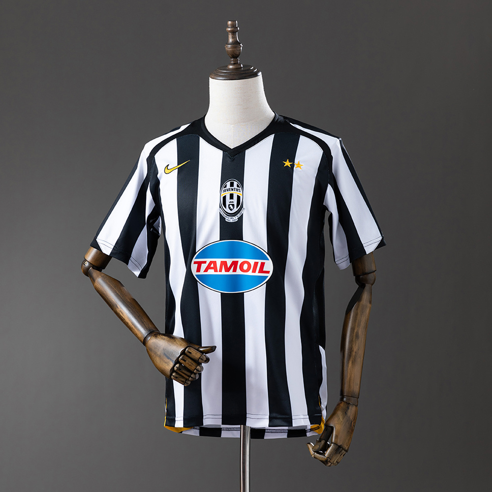Juventus 2005/06 Home Retro Jersey – Vintage Replica Football Soccer Shirt – S–XXL
