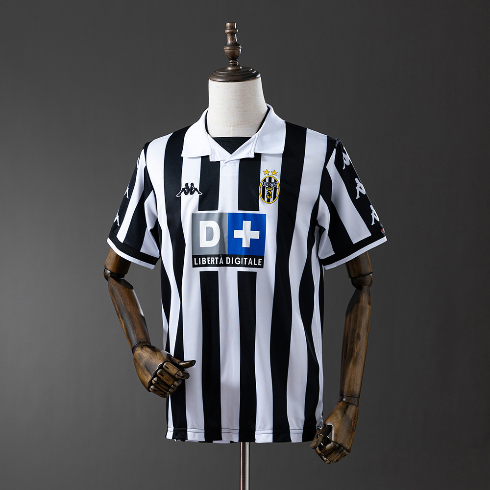 Juventus 1999/00 Home Retro Jersey – Vintage Replica Football Soccer Shirt – S–XXL