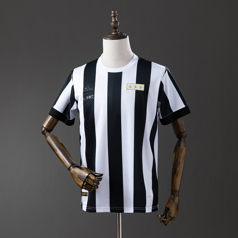 Juventus 120th Anniversary Retro Jersey – Vintage Replica Football Soccer Shirt – S–XXL