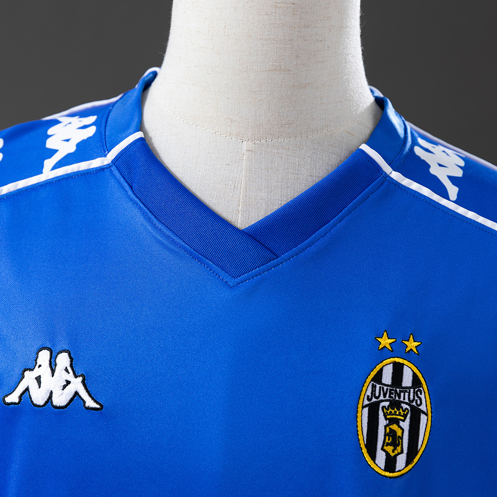 Juventus 1999/00 Away Long Sleeve Retro Jersey – Vintage Replica Football Soccer Shirt – S–XXL