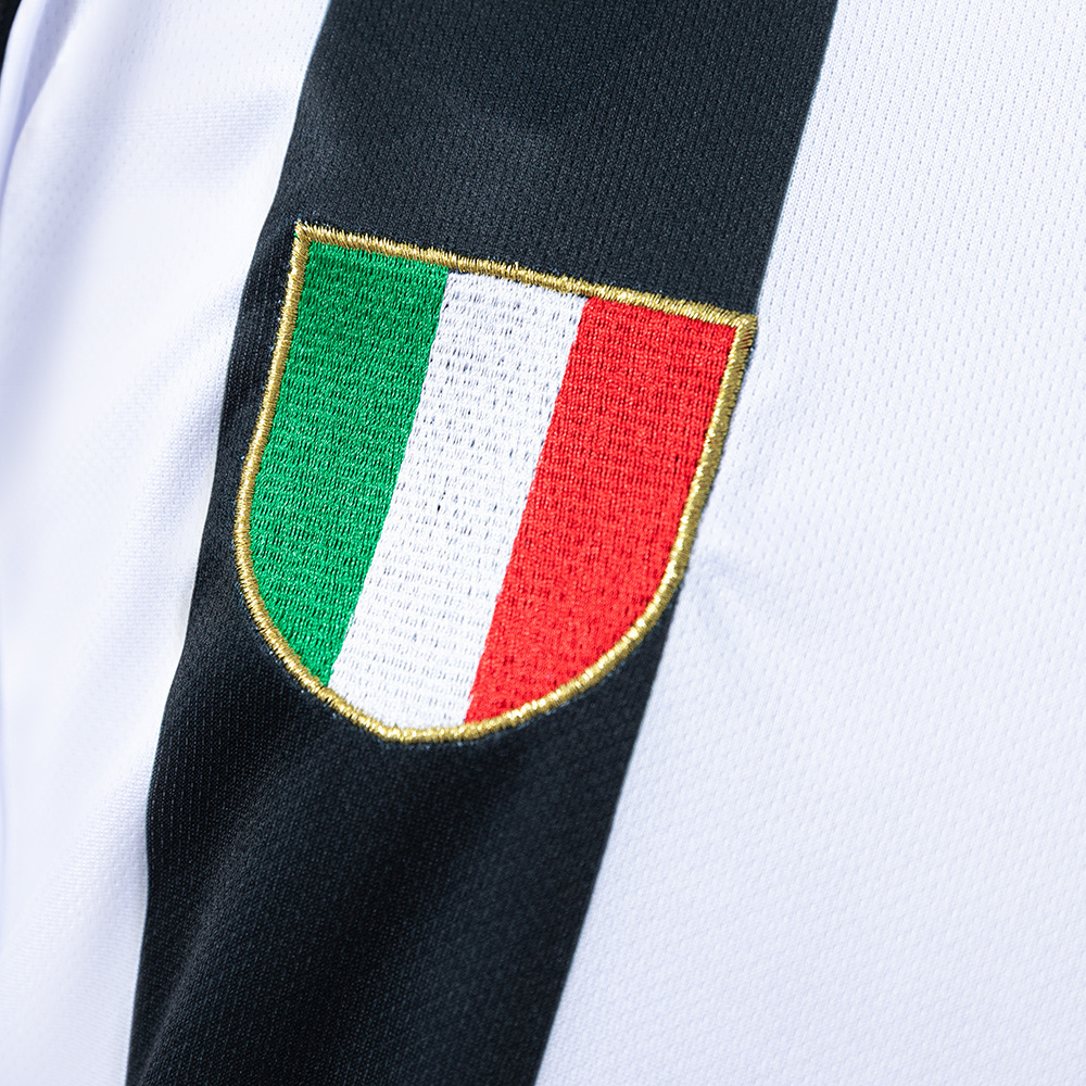 Juventus 2002/03 Home Long Sleeve Retro Jersey – Vintage Replica Football Soccer Shirt – S–XXL