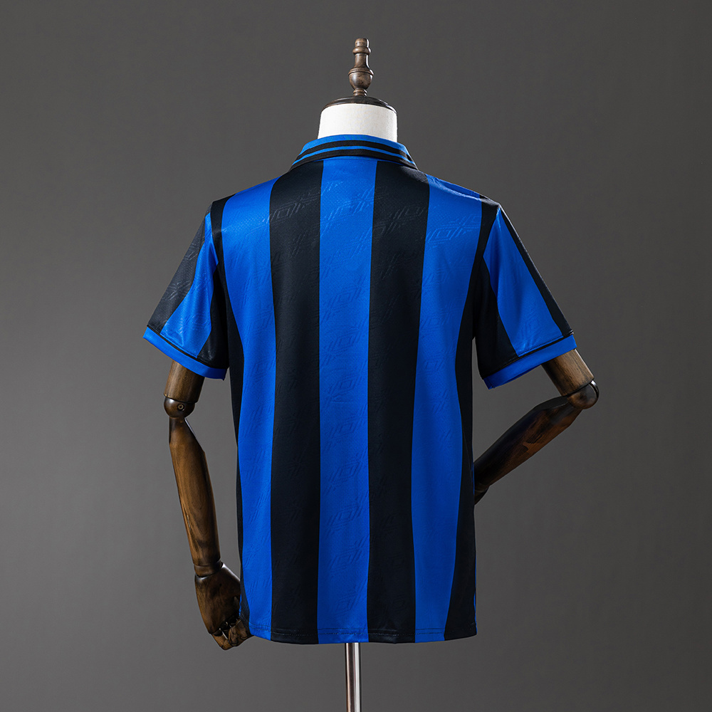 Inter Milan 1995/96 Home Retro Jersey – Vintage Replica Football Soccer Shirt – S–XXL
