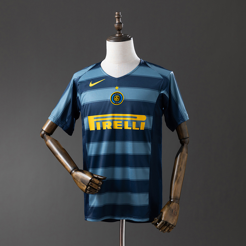 Inter Milan 2004/05 Third Away Retro Jersey – Vintage Replica Football Soccer Shirt – S–XXL