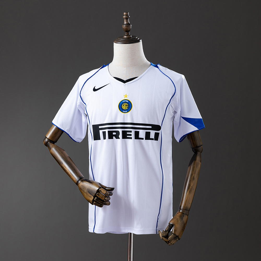 Inter Milan 2004/05 Away Retro Jersey – Vintage Replica Football Soccer Shirt – S–XXL