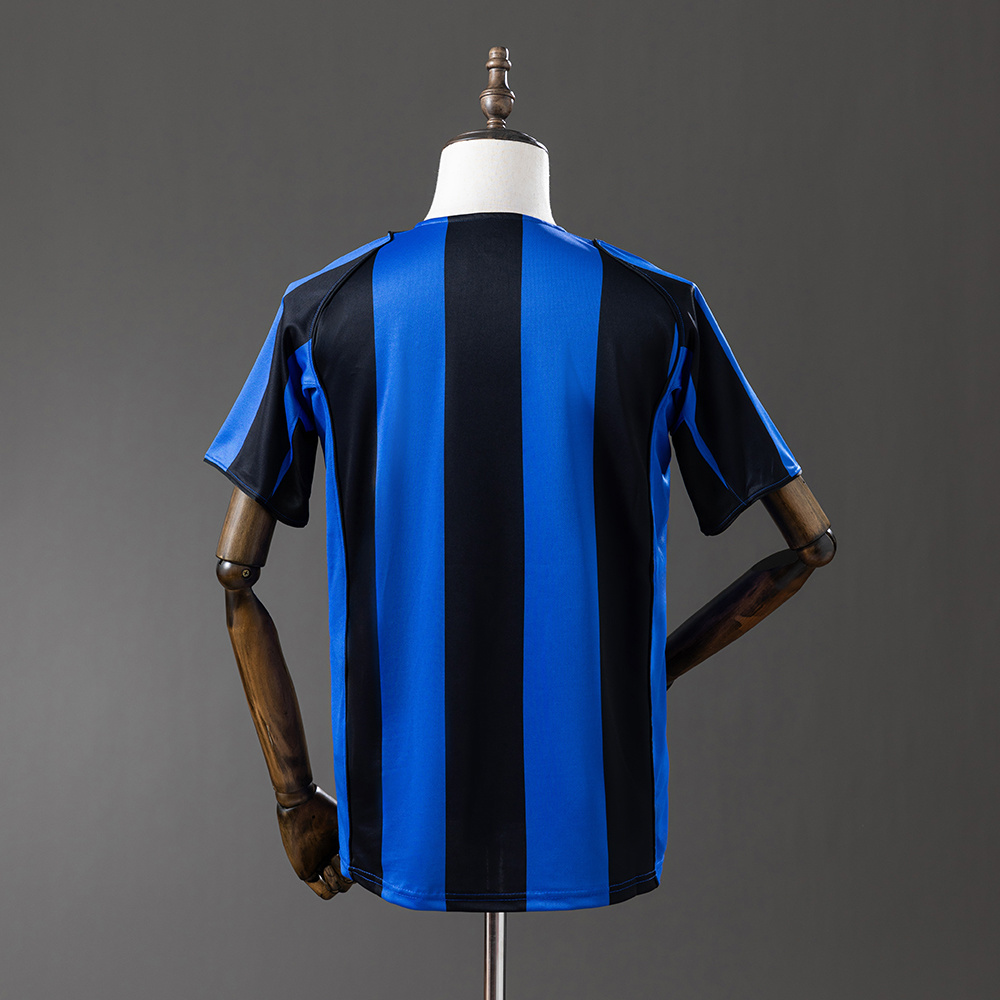 Inter Milan 2004/05 Home Retro Jersey – Vintage Replica Football Soccer Shirt – S–XXL