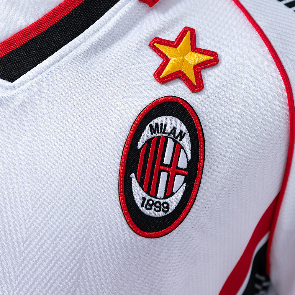 AC Milan 1997/98 Away Retro Jersey – Vintage Replica Football Soccer Shirt – S–XXL