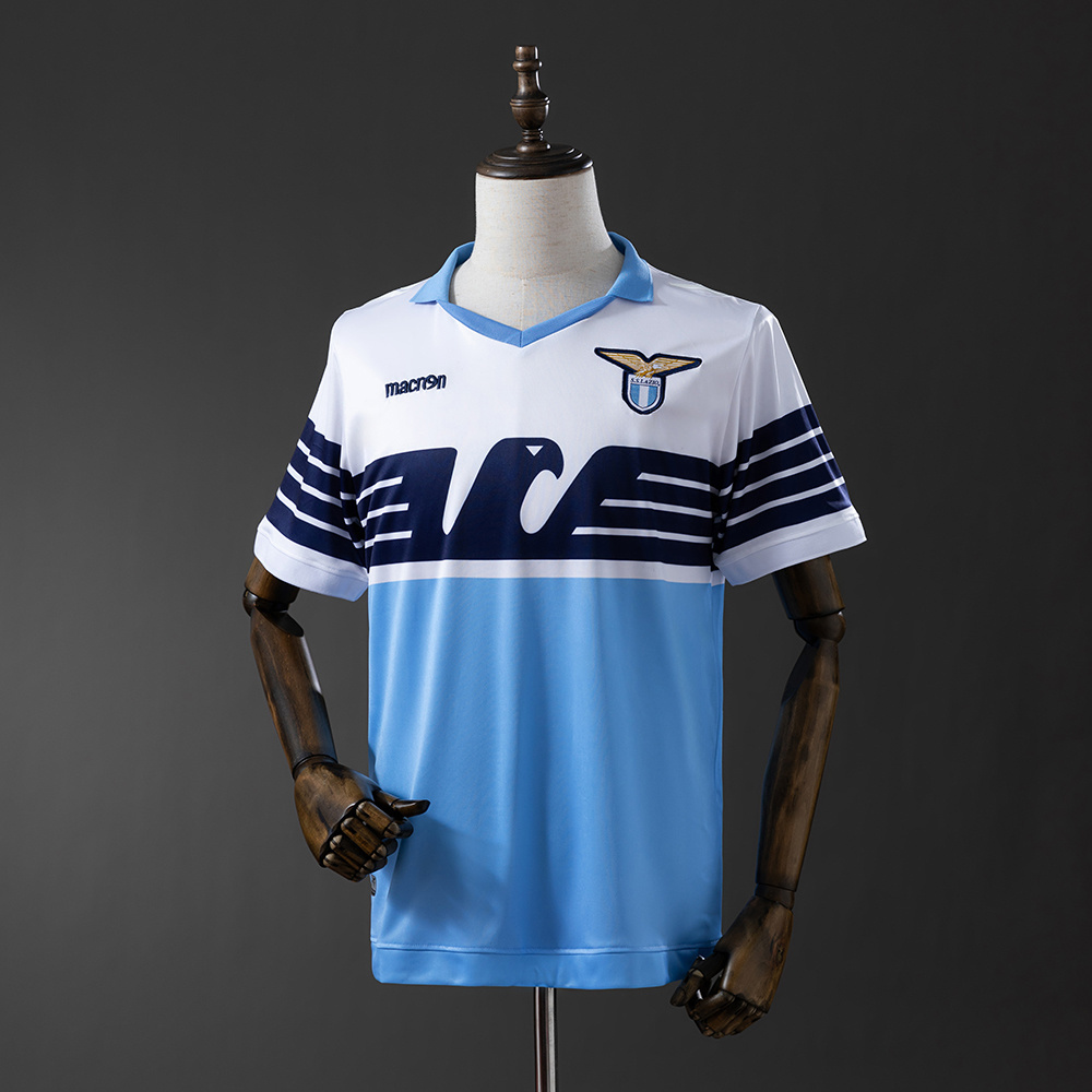 Lazio 1998/99 Home Long Sleeve Retro Jersey – Vintage Replica Football Soccer Shirt – S–XXL