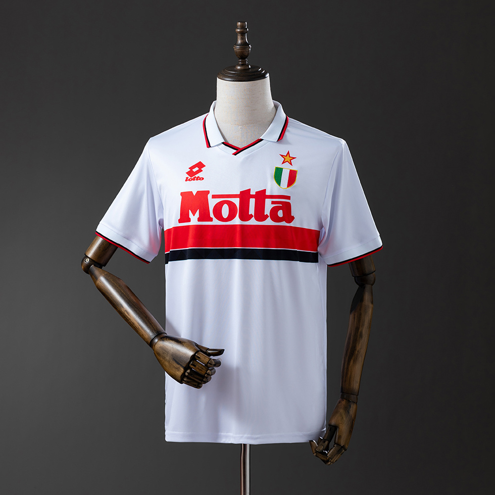 AC Milan 1993/94 Away Retro Jersey – Vintage Replica Football Soccer Shirt – S–XXL