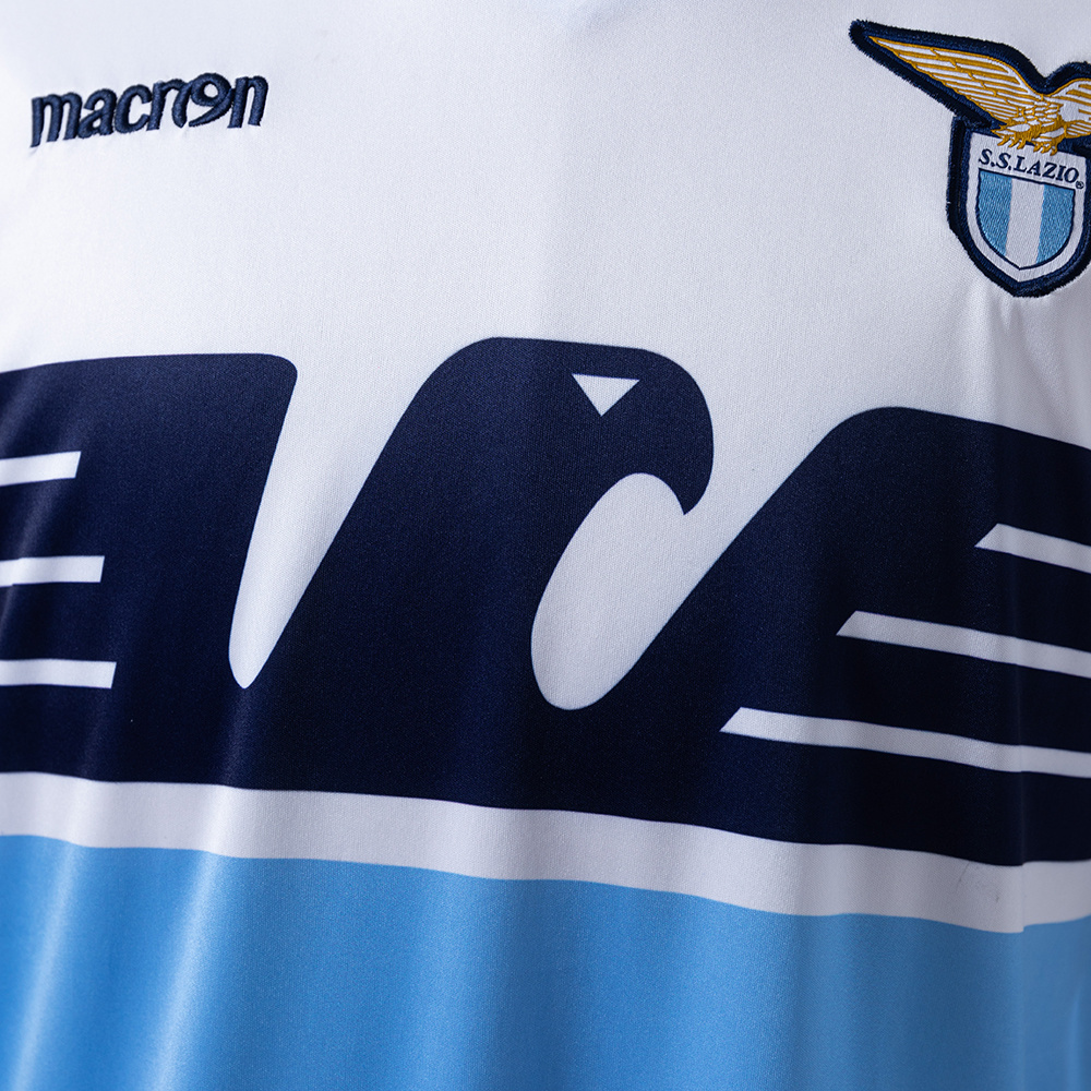 Lazio 1998/99 Home Long Sleeve Retro Jersey – Vintage Replica Football Soccer Shirt – S–XXL