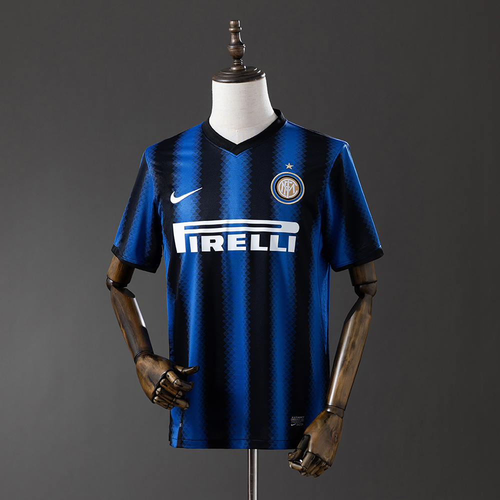 Inter Milan 2010/11 Home Retro Jersey – Vintage Replica Football Soccer Shirt – S–XXL