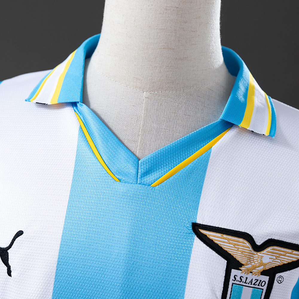 Lazio 1999/00 Home Retro Jersey – Vintage Replica Football Soccer Shirt – S–XXL