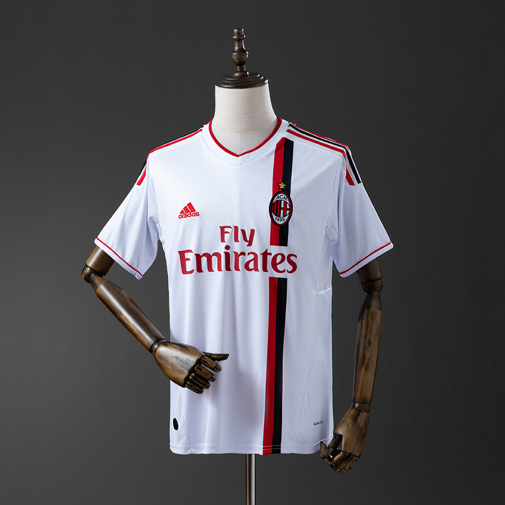 AC Milan 2011/12 Away Retro Jersey – Vintage Replica Football Soccer Shirt – S–XXL
