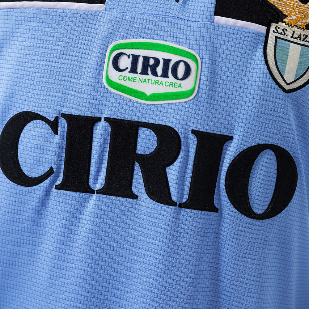 Lazio 1998/99 Home Long Sleeve Retro Jersey – Vintage Replica Football Soccer Shirt – S–XXL