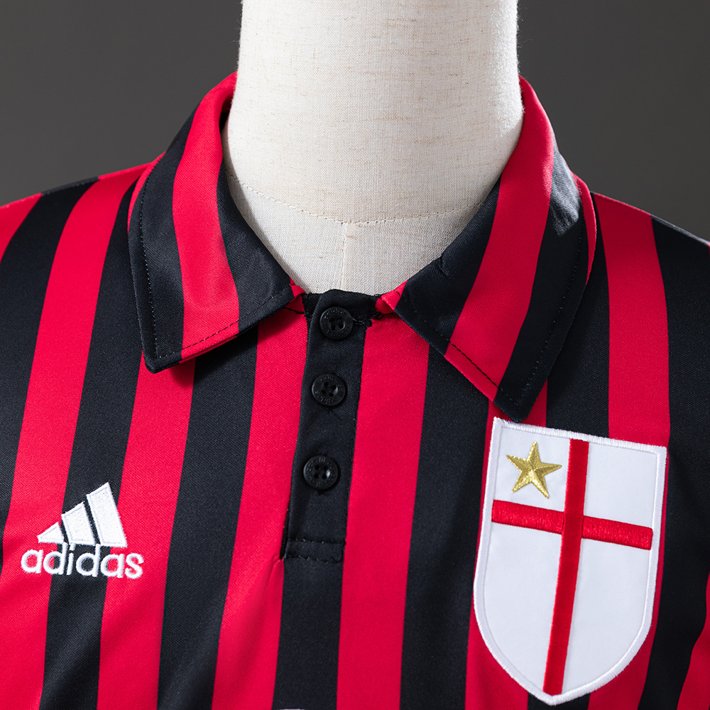 AC Milan 1999/00 Home Retro Jersey – Vintage Replica Football Soccer Shirt – S–XXL
