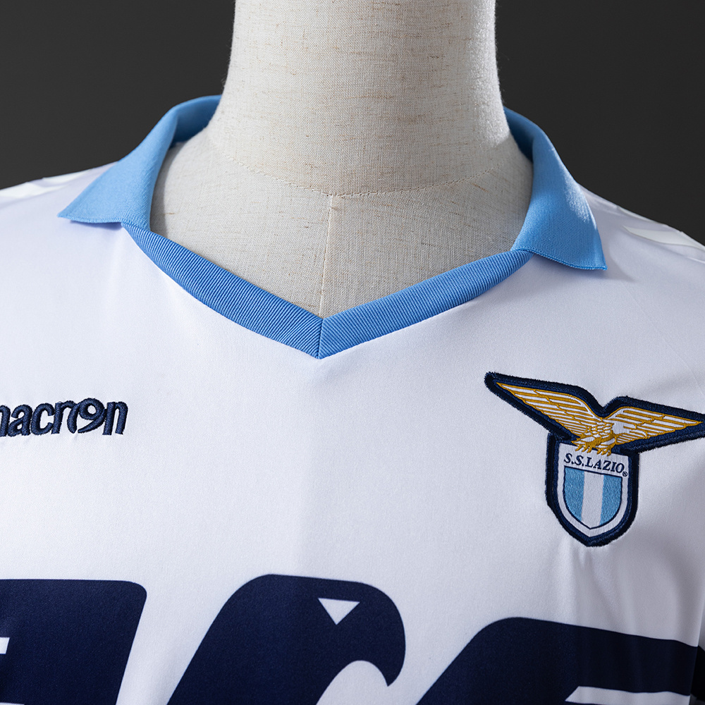 Lazio 1998/99 Home Long Sleeve Retro Jersey – Vintage Replica Football Soccer Shirt – S–XXL
