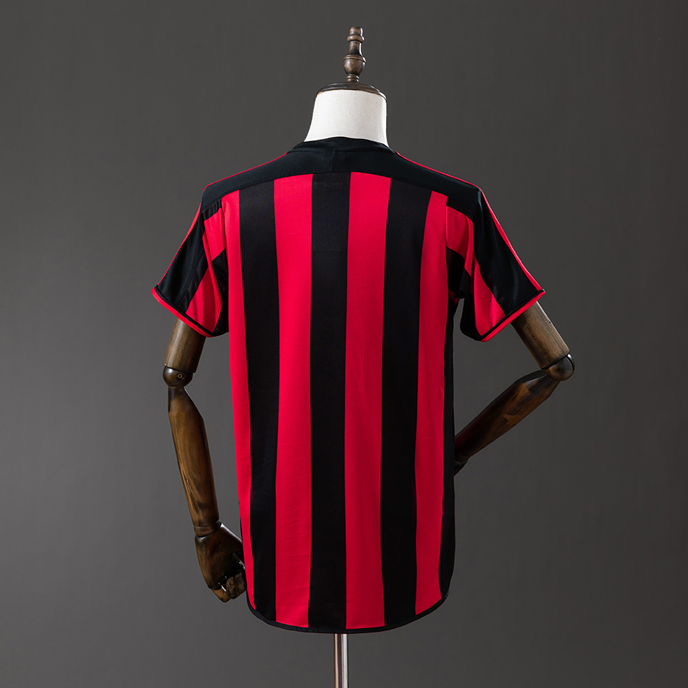 AC Milan 2003/04 Home Retro Jersey – Vintage Replica Football Soccer Shirt – S–XXL