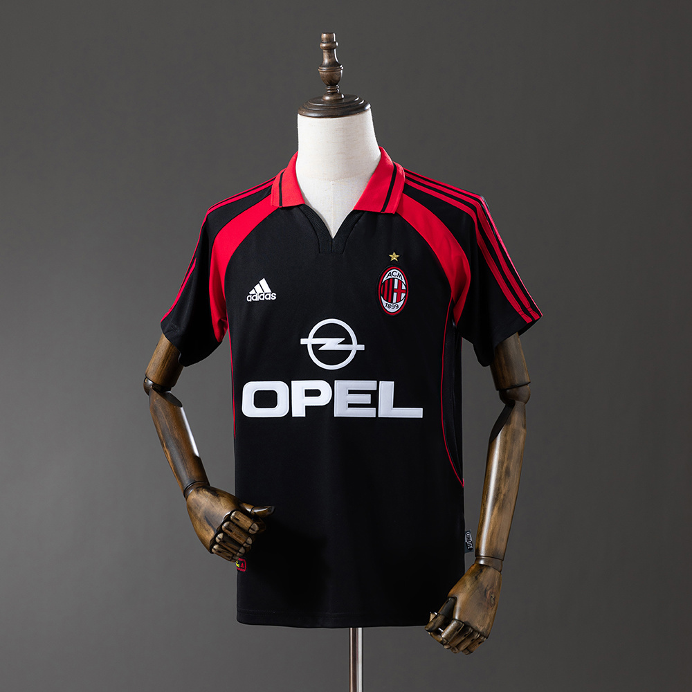 AC Milan 2000/01 Second Away Retro Jersey – Vintage Replica Football Soccer Shirt – S–XXL
